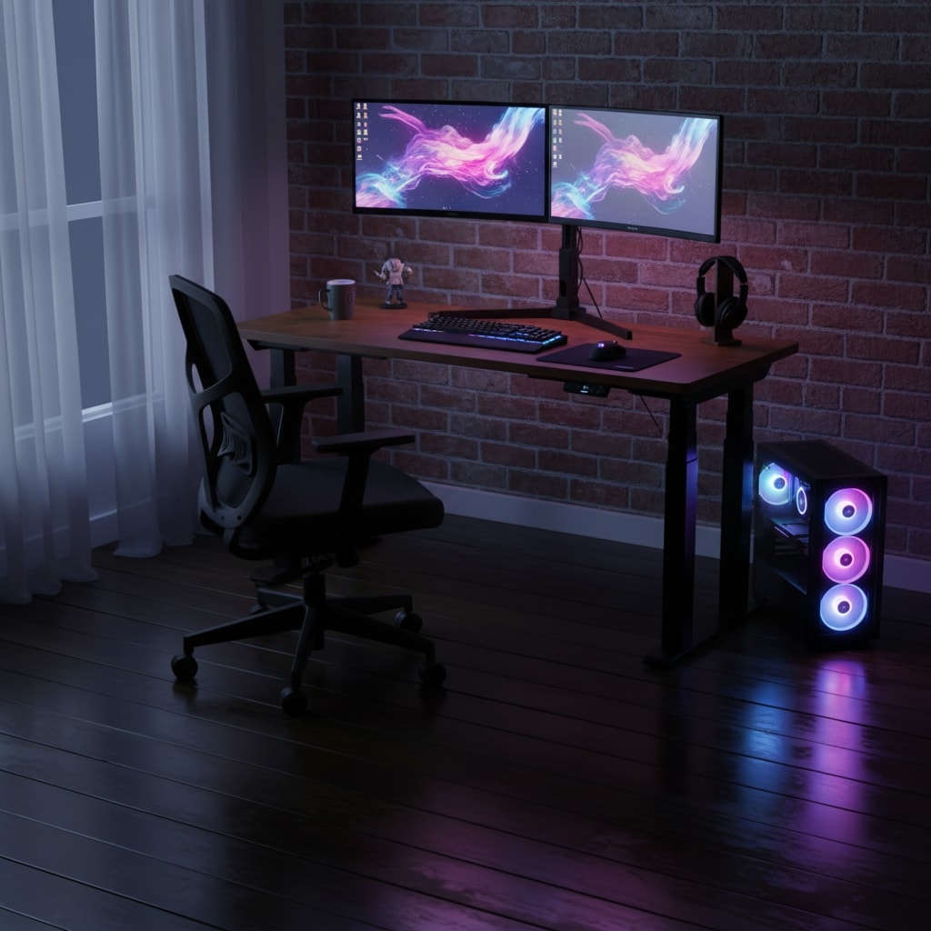 Premium 4-Leg Standing Desk E7 Plus Max|FlexiSpot Height